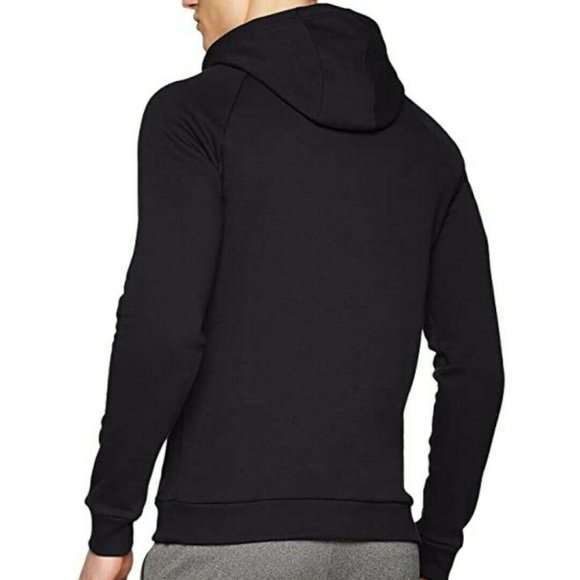 Under Armour Men's Coldgear Fleece Pullover Patch Hoodie - Black (X-Large) - Picture 3 of 6